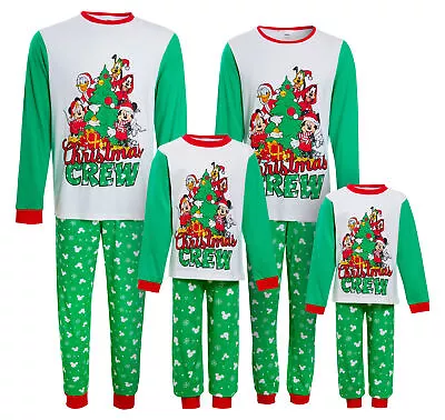 Buy Mickey & Friends Matching Family Christmas Pyjamas Disney Adults Kids Xmas Pjs • 21.95£