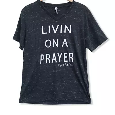 Buy Livin On A Prayer Refuse To Sink T-Shirt Sz M • 18.90£