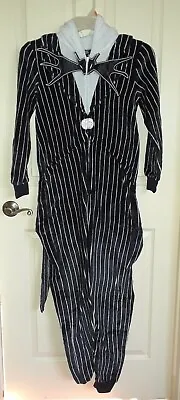 Buy Nightmare Before Christmas Jack Skellington One Piece Cosplay Costume Pajamas XS • 33.07£