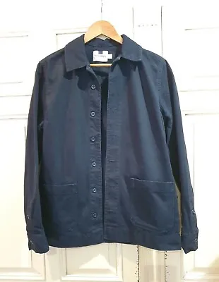Buy Topman Small S Denim Shirt Jacket Black Thick Cotton Pockets Ex Con.  • 24£