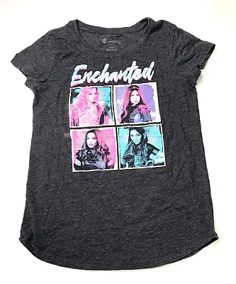 Buy Disney Descendants Girls T Shirt Girl XL 14/16 Gray Short Sleeve • 4.79£