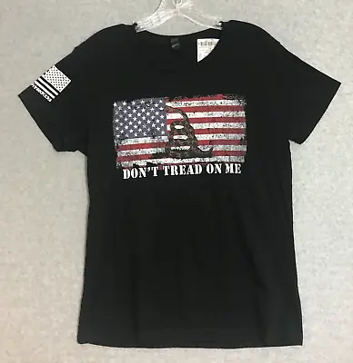 Buy NEW! Womens  Dont Tread On Me  T-Shirt Large USA Flag Womens Rights Lightweight • 16.38£