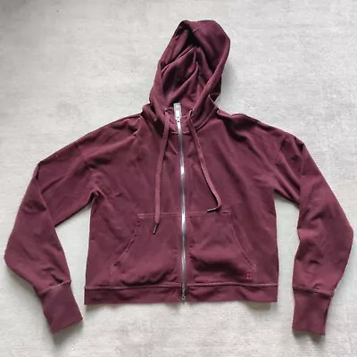 Buy Sweaty Betty Hoodie Burgundy Size XS Made In Italy Athleisure Gym Exercise • 25£