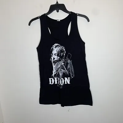 Buy The Walking Dead Womens S Black Daryl Dixon Sleeveless Tank Top Shirt • 11.33£