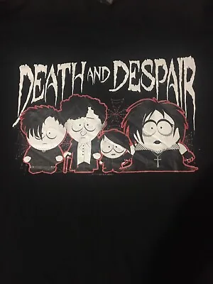 Buy Death And Despair South Park Shirt Size Large Cartman Emo Metal Music • 33.77£