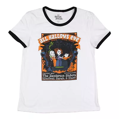 Buy Disney Womens' Hocus Pocus All Hallows Eve The Sanderson Sisters T-Shirt Adult • 11.32£