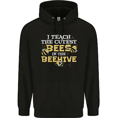 Buy Teaching I Teach The Cutest Bees Teacher Mens 80% Cotton Hoodie • 19.99£