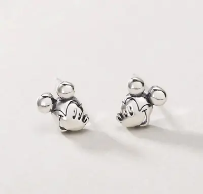 Buy Jewellery Silver Minnie Stud Mouse UK Mickey Cute Disney Earrings • 4.88£