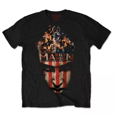 Buy Marilyn Manson Fire Heaven Upside Down Rock Official Tee T-Shirt Mens • 17.13£