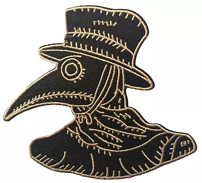 Buy Steam Punk Raven Skeleton Plague Dr Crow Pagan Embroidered Patch Iron On Gothic • 3.99£