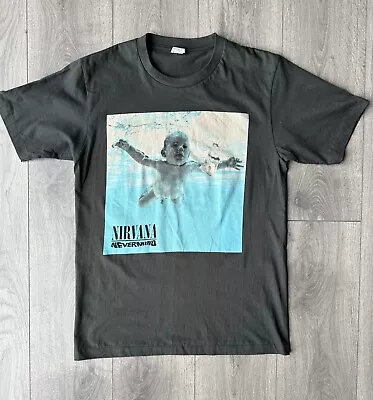 Buy Vintage Nirvana Nevermind 2002 Single Stitch T Shirt Band Album  • 60£