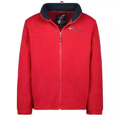Buy Men's Geographical Norway Tamazonie Zipped Fleece Jacket Hidden Hood RRP €69.00 • 24.95£