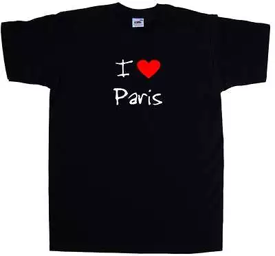 Buy I Love Heart Paris T-Shirt • 8.99£