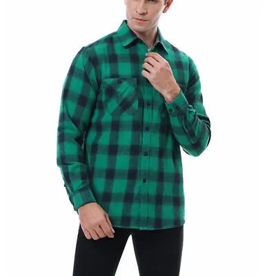 Buy Thamos Long Regatta Mens Sleeve Checkered Brushed Shirt • 22.99£