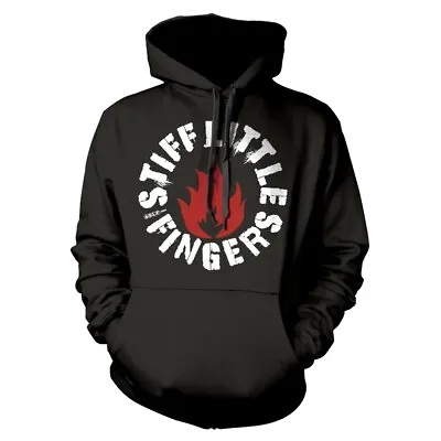 Buy STIFF LITTLE FINGERS - PUNK BLACK Hooded Sweatshirt Small • 18.11£