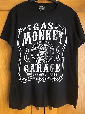Buy Gildan Soft Style T-shirt. With Gas Monkey Garage Logo. Size M • 3.99£
