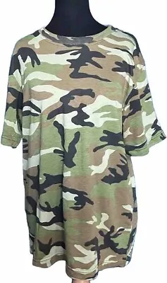 Buy Ranger Military T-shirt Camouflage Tee Camo Khaki Top Ladies Womens Cotton Large • 12.99£