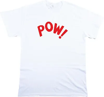 Buy POW T-shirt - Retro 60s Pop Art, Keith Moon, Various Colours • 18.99£