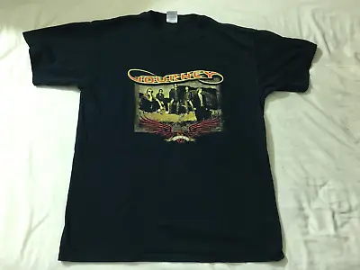 Buy 2007 Journey Departure Tour Mens Black Cotton T Shirt Size L • 18£