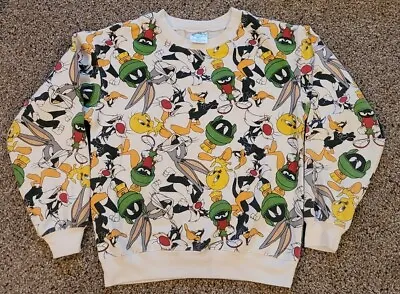 Buy Looney Tunes All Over Print Kids Sweatshirt Size XS • 9.45£