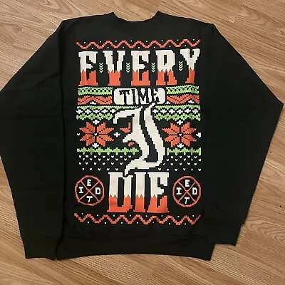 Buy Every Time I Die Christmas Crew Neck Sweater Jumper 2012 Small • 64.99£