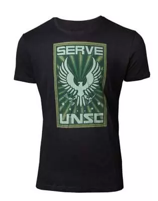 Buy Official Halo Serve UNSC Mens T-Shirt, 2XL Official Halo T-Shirt • 9.99£