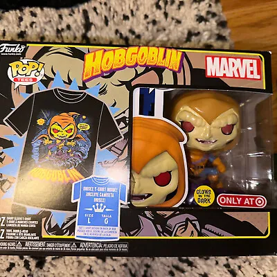 Buy Funko POP! And Tee Marvel Hobgoblin Glows In The Dark With Size LG  T-Shirt NEW  • 28.42£