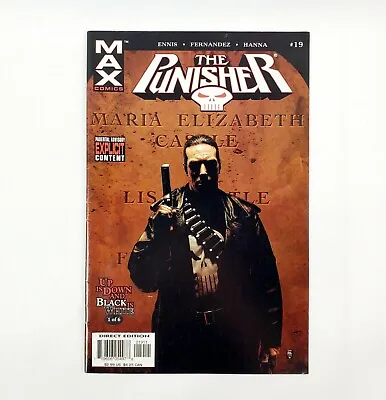 Buy The Punisher Vol 7 #19 2004 MAX Comics Up Is Down And Black Is White 1 Boarded • 2.37£