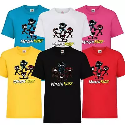 Buy Kids Childrens Ninja Kidz Tv Gaming T-Shirt Team Boys Girls Cool Tee Top Gift • 6.49£