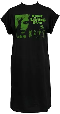 Buy Night Of The Living Dead Womens Horror High Neck T-Shirt Dress BMovie Halloween  • 29.50£