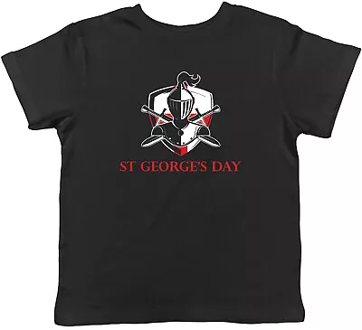 Buy St George's Day Knight Childrens Kids T-Shirt Boys Girls Gift • 5.99£
