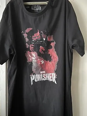 Buy Men’s Marvel Punisher T-shirt Size XXL  • 3£