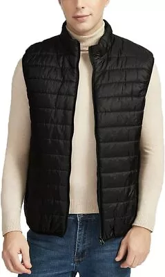 Buy  Mens Body Warmers Slim Fit Padded Gilet Quilted Sleeveless Men's Outerwear UK • 10.99£