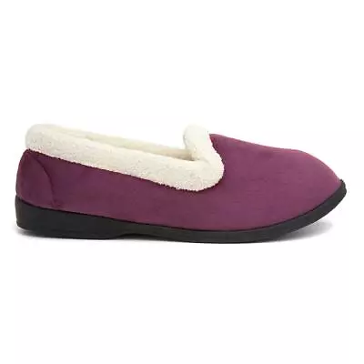Buy The Slipper Company Womens Slippers Purple Slip On Frida Shoezone SIZE • 7.99£