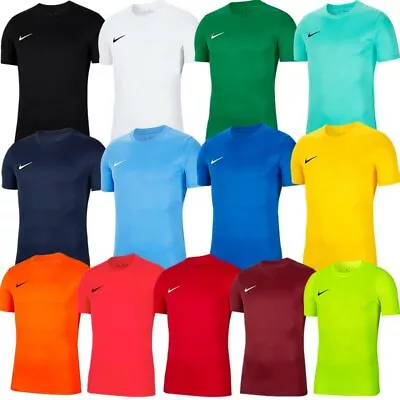 Buy Nike Park Mens Dri-Fit Crew Sports Gym Football T Shirt Top Tee S-XXL • 18.50£