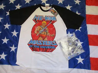 Buy CLASSIC Official License Mattel HE MAN MASTERS OF THE UNIVERSE T Shirt LARGE New • 17.49£