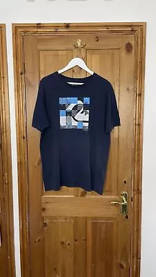 Buy Y2K Quicksilver Logo Blue T Shirt Adult Size Large Blue Abstract Tee 100% Cotton • 15.95£