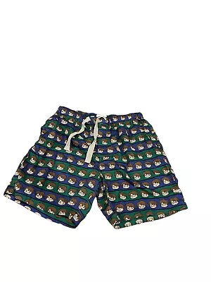 Buy Peter Alexander Mens Pyjama Shorts Boxers Size M Blue Harry Potter Pockets • 10.73£