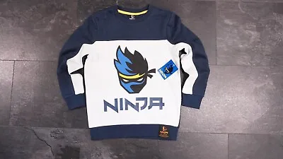 Buy Ninja Fortnite Sweatshirt Jumper Youtube Streamer 10-11 Year Old Brand New • 13.99£