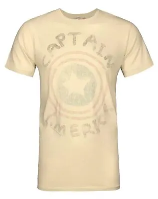 Buy Junk Food Originals Captain America Logo Men's T-Shirt • 14.99£
