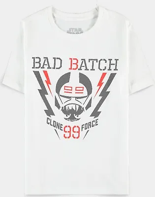 Buy Star Wars: The Bad Batch - Wrecker - Boys Short Sleeved T-shirt White • 16.63£