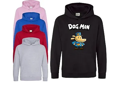 Buy Boys Girls Dog Man World Book Day Childrens Dogman School Hoodie Hooded Top TS • 11.99£