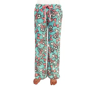 Buy Official Disney Aristocats Marie Comfy Blue & Pink Pajama Sleepwear Lounge Pants • 18.89£