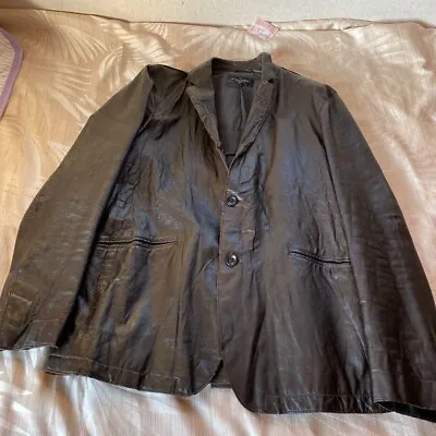 Buy BLUE : LABEL UNITED ARROWS Horsehide Leather Jacket Blouson Men L From Japan • 186.82£