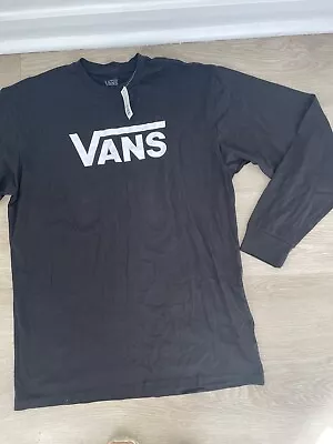 Buy Vans Classic Long Sleeved T-Shirt. Size Large.BNWT. Black. • 15£