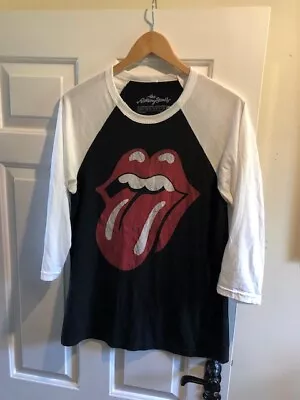 Buy Rolling Stones Tee Shirt 3/4 Sleeve New Size Med 40 Chest • 5£