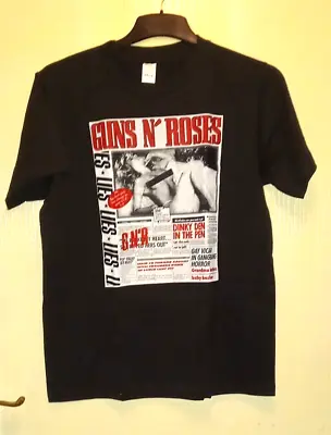 Buy New Black Guns N Roses GnR Lies T Shirt Size Xl (approx 14-16) • 10£