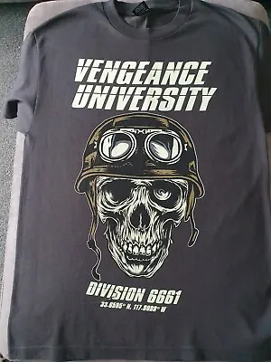Buy Vengeance University Grey Zomby T-Shirt • 25£