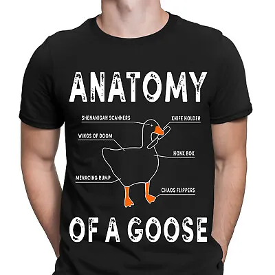 Buy Anatomy Of A Goose Funny Duck Gaming Meme Movie Music Mens T-Shirts Tee Top #6ED • 9.99£