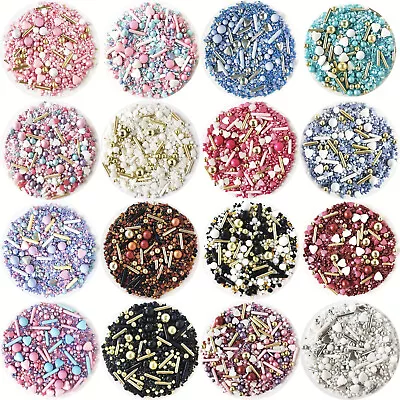 Buy Edible 'Cake Jewelry' Sprinkles Premium Luxury Mix Varieties Toppers Cupcakes • 2.90£